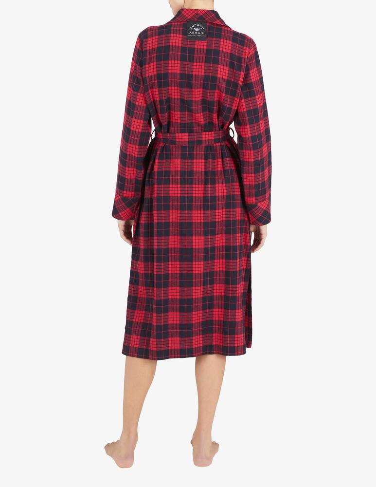 rinascente Emporio Armani Dressing gown holidays tartan flannel