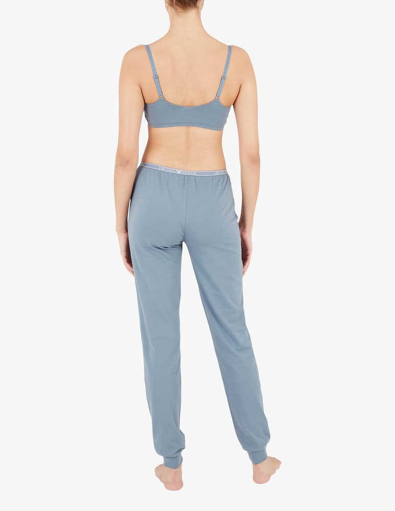 Emporio Armani Reggiseno bralette imbottito con logo Essential - immagine 3 Emporio Armani Reggiseno bralette imbottito con logo Essential - immagine 3