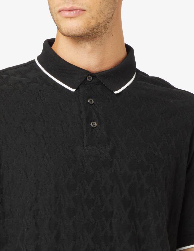 rinascente Armani Exchange Polo jacquard all over