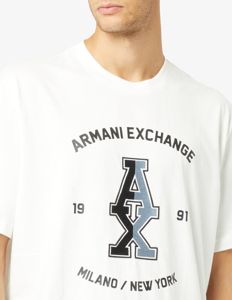 rinascente Armani Exchange Big logo regular fit t-shirt