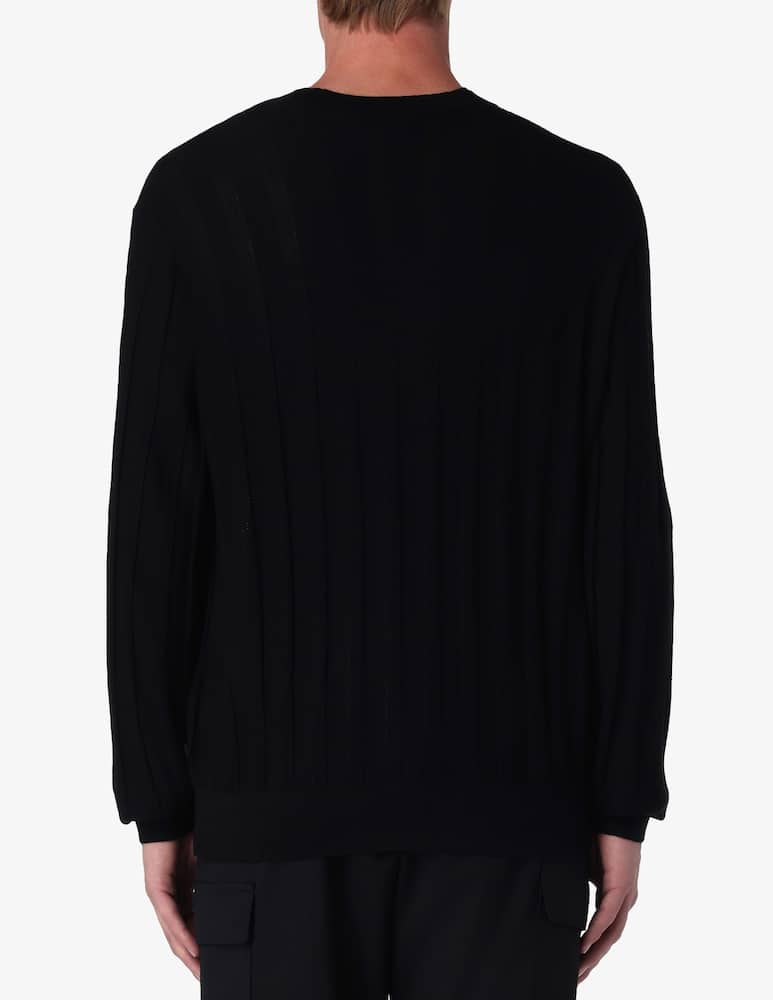 Armani Exchange Patterned wool blended crewneck jumper - picture 3