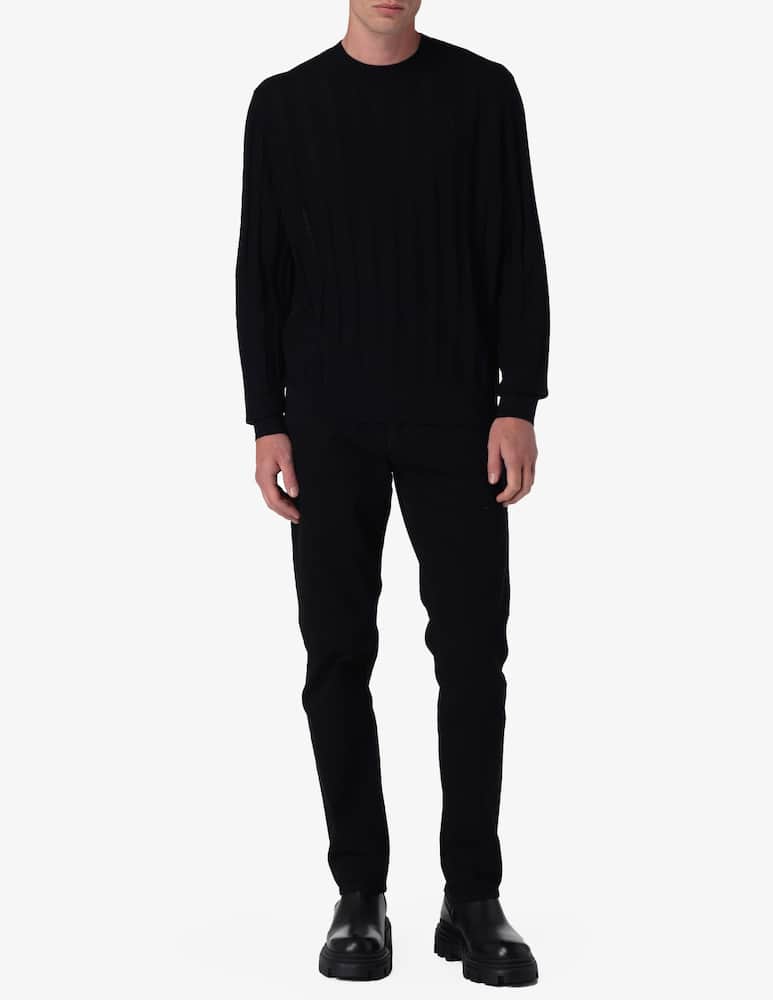 rinascente Armani Exchange Maglia girocollo trama misto lana