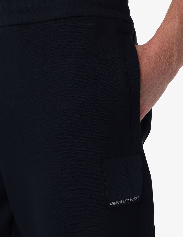 rinascente Armani Exchange Piquet patch sweatpants