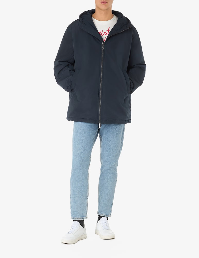 rinascente Armani Exchange A-line hooded caban