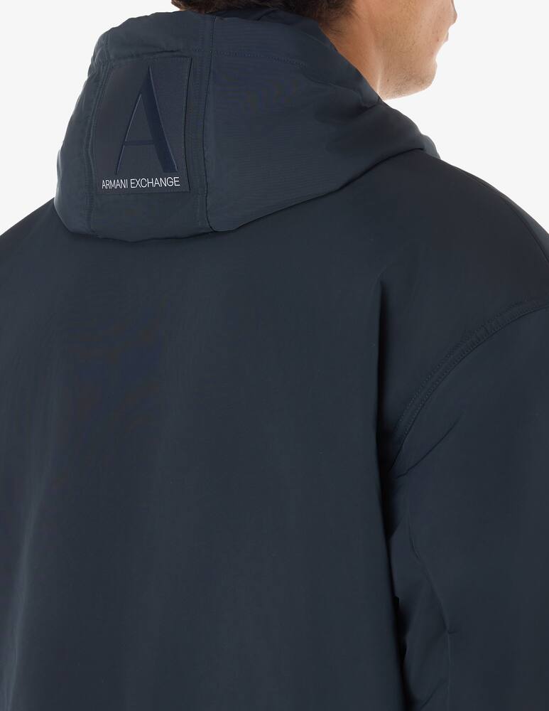 rinascente Armani Exchange A-line hooded caban