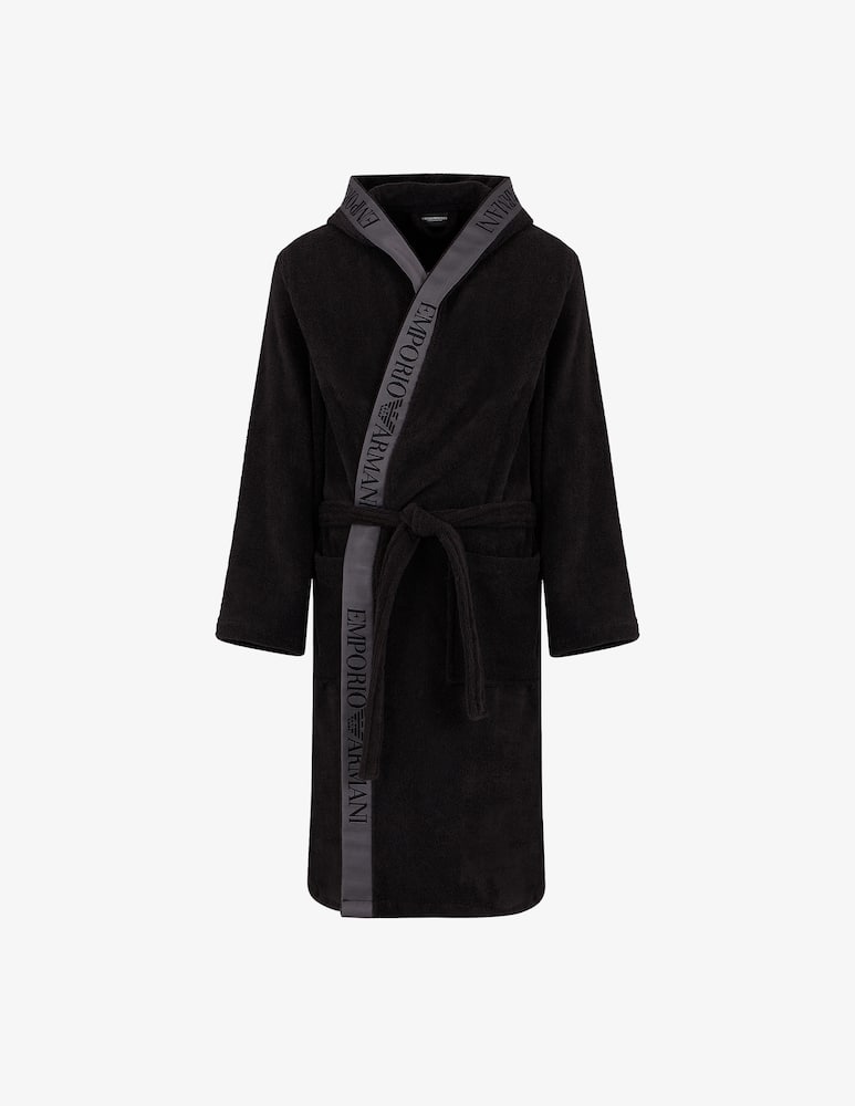 Emporio Armani Accappatoio micro spugna - immagine 1 Emporio Armani Accappatoio micro spugna - immagine 1