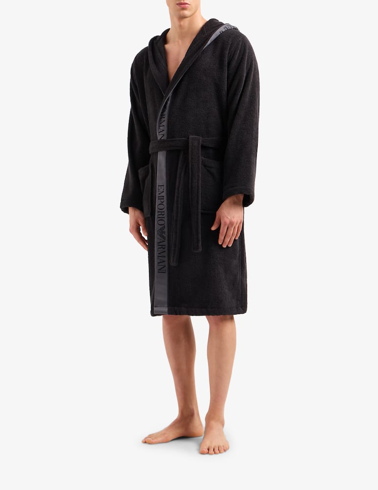 Emporio Armani Accappatoio micro spugna - immagine 2 Emporio Armani Accappatoio micro spugna - immagine 2