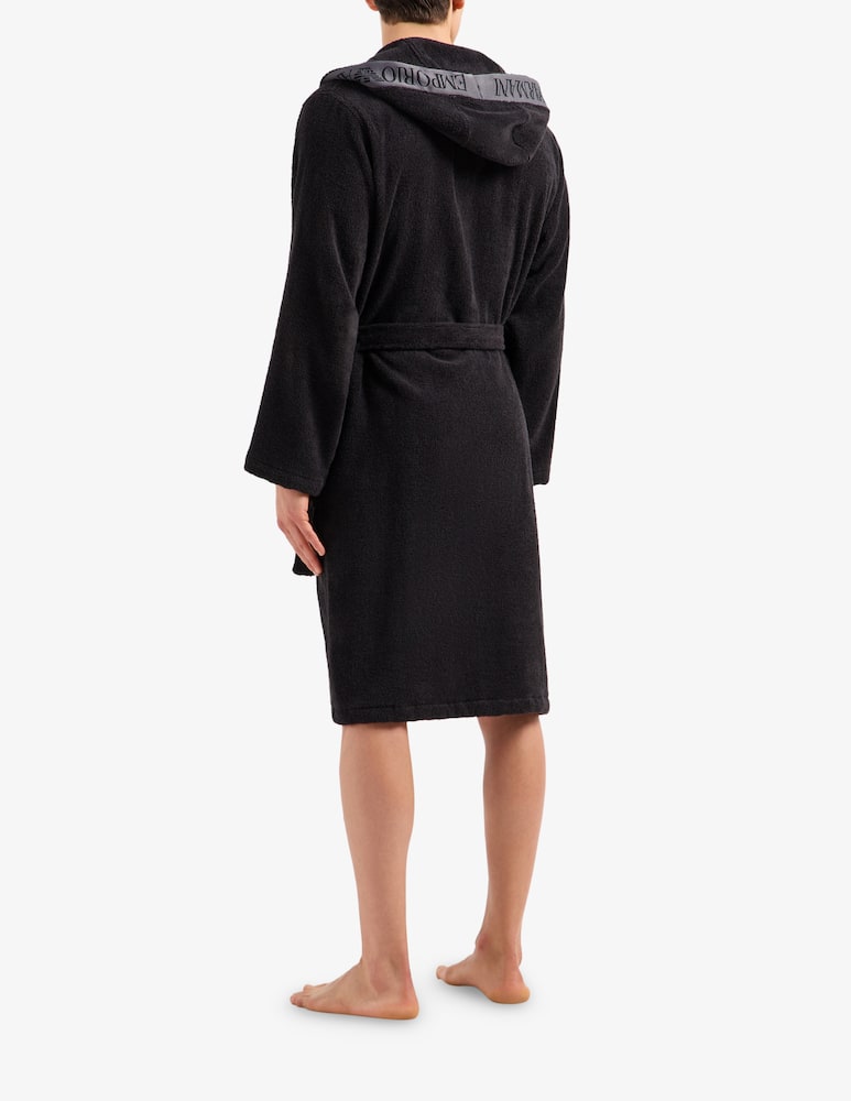 Emporio Armani Accappatoio micro spugna - immagine 3 Emporio Armani Accappatoio micro spugna - immagine 3