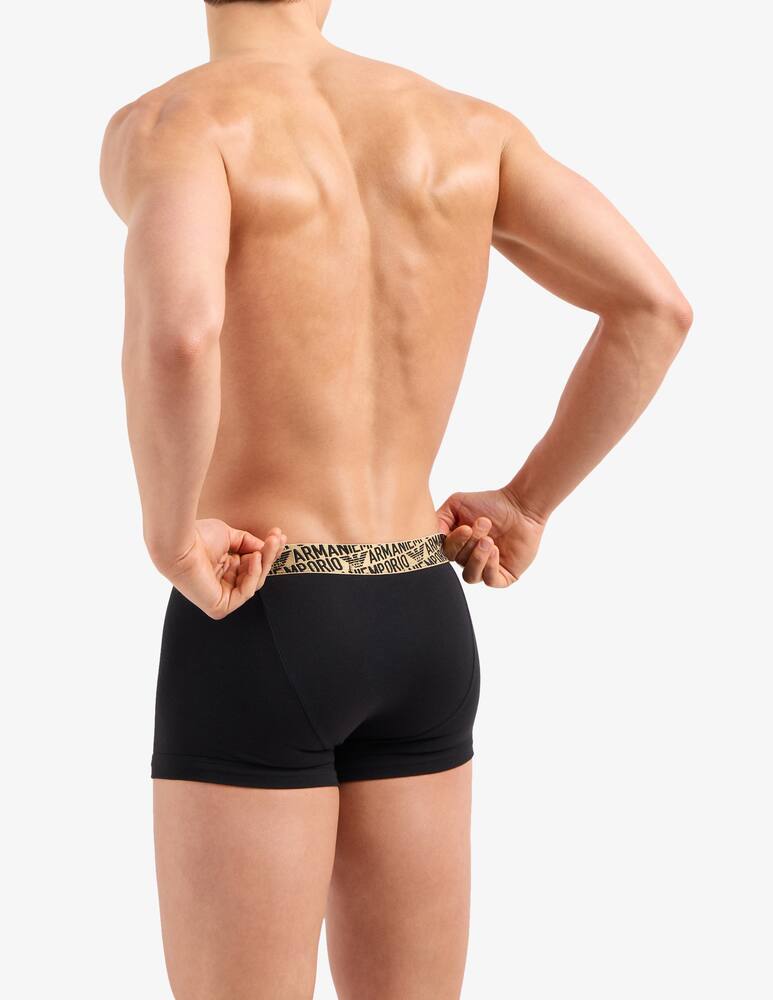 rinascente Emporio Armani Boxer 2-pack all over shiny logoband xmas