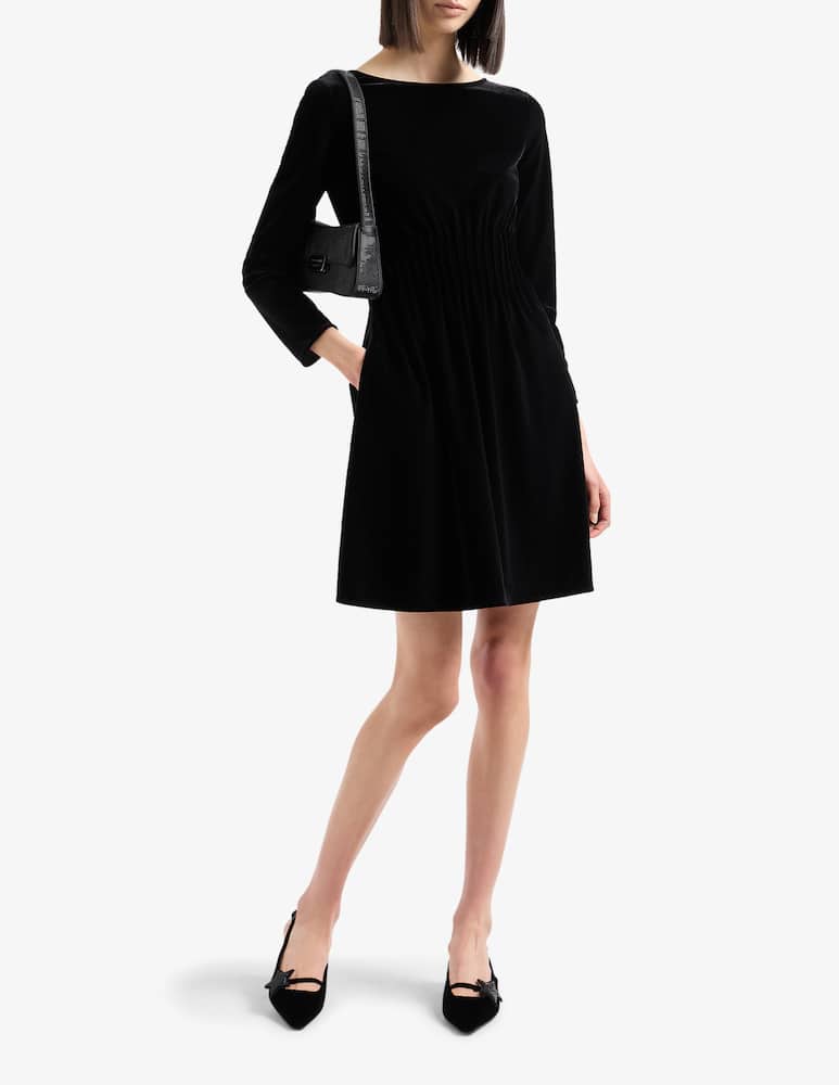 Emporio Armani Vestito corto a manica lunga - immagine 3