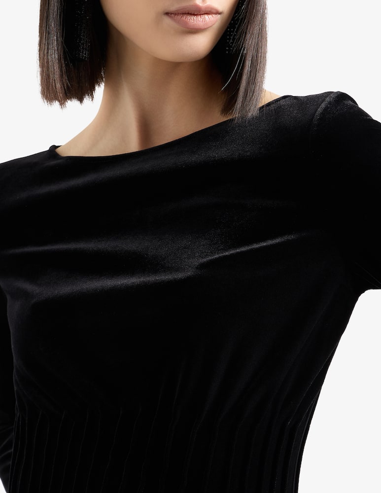 Emporio Armani Vestito corto a manica lunga - immagine 4