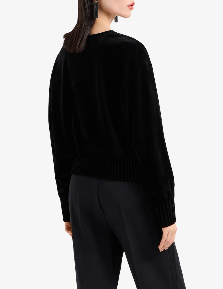 Emporio Armani Felpa con elsatico in vita - immagine 3 Emporio Armani Felpa con elsatico in vita - immagine 3