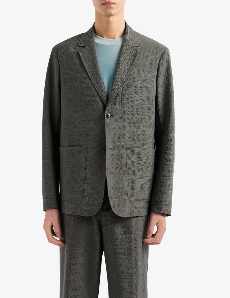 Emporio Armani Blazer seersucker - immagine 1 Emporio Armani Blazer seersucker - immagine 1