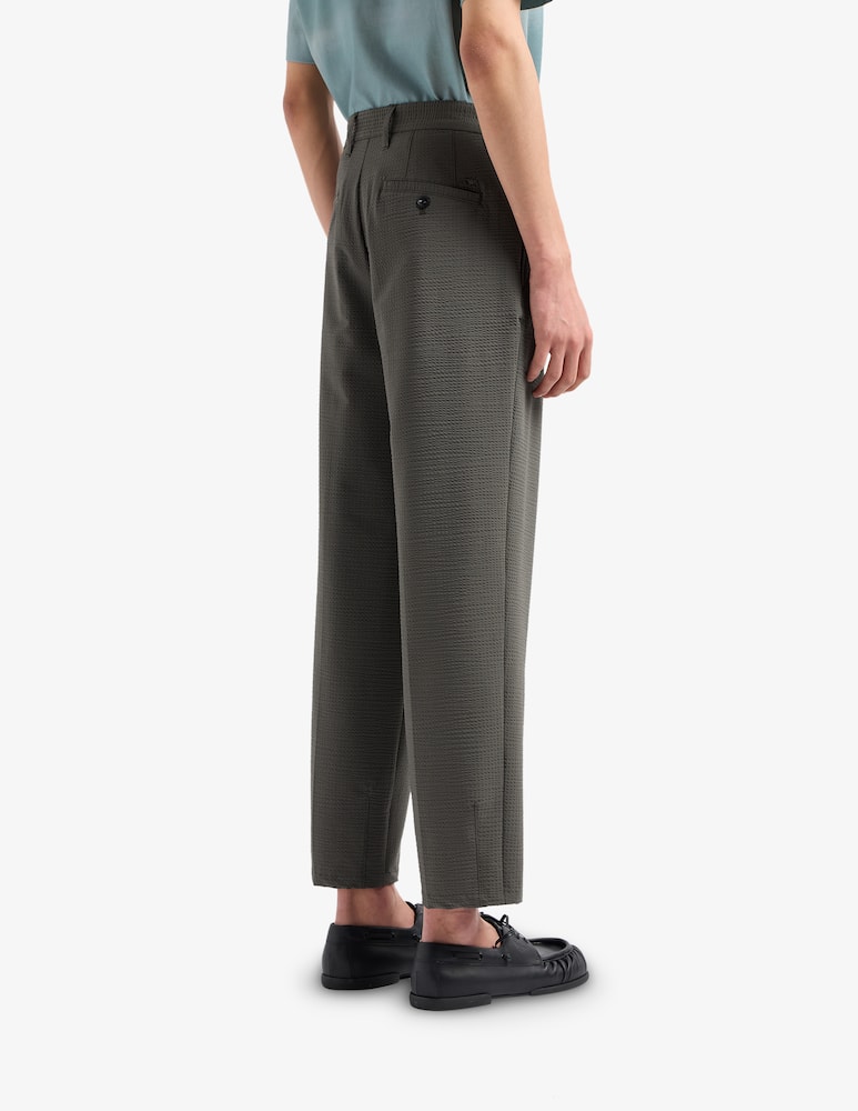 Emporio Armani Pantalone seersucker - immagine 2 Emporio Armani Pantalone seersucker - immagine 2