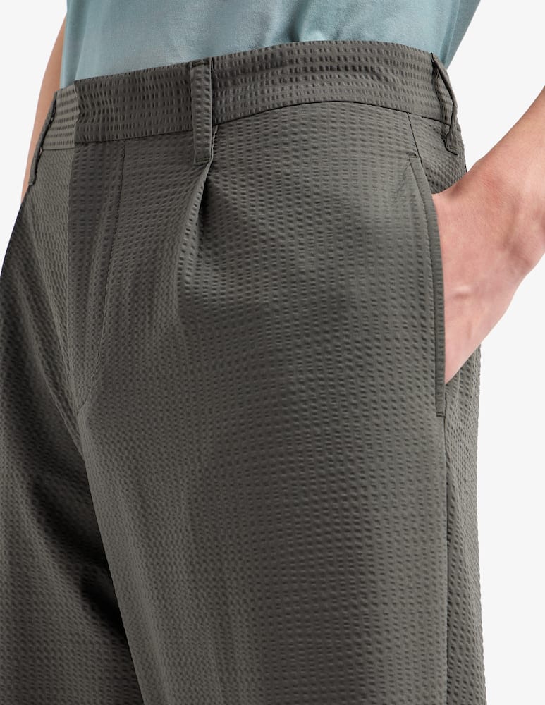 Emporio Armani Pantalone seersucker - immagine 3 Emporio Armani Pantalone seersucker - immagine 3