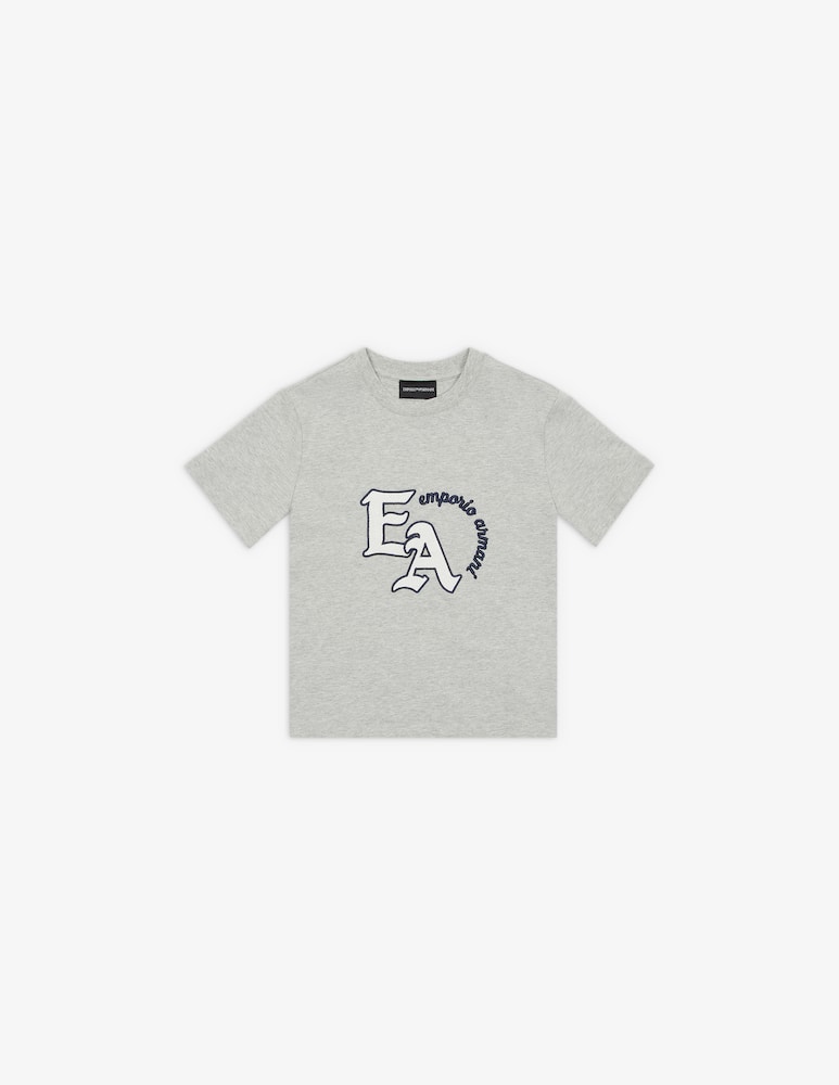 Emporio Armani T-shirt in cotone con logo - immagine 1 Emporio Armani T-shirt in cotone con logo - immagine 1