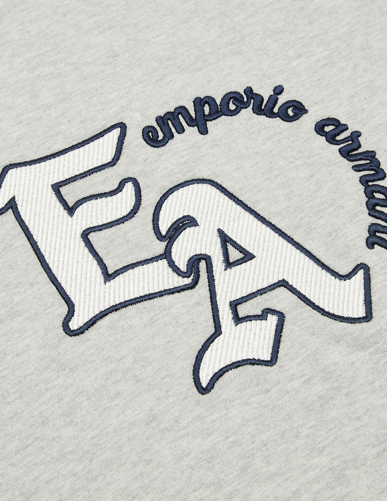 Emporio Armani T-shirt in cotone con logo - immagine 3 Emporio Armani T-shirt in cotone con logo - immagine 3
