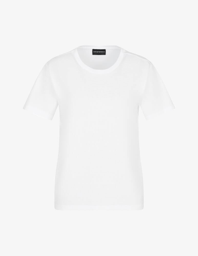 Emporio Armani T-shirt in cotone con logo - immagine 5 Emporio Armani T-shirt in cotone con logo - immagine 5