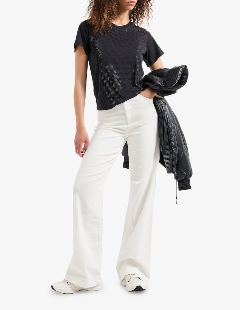 Emporio Armani T-shirt in cotone con logo - immagine 2 Emporio Armani T-shirt in cotone con logo - immagine 2