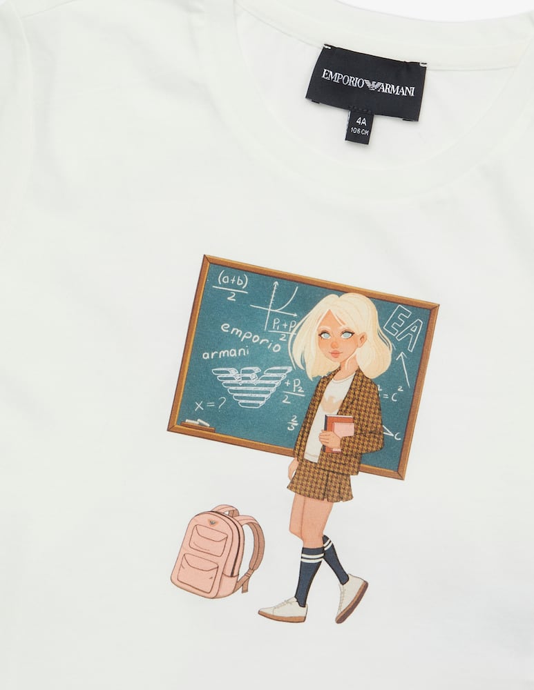 rinascente Emporio Armani T-shirt in cotone con logo