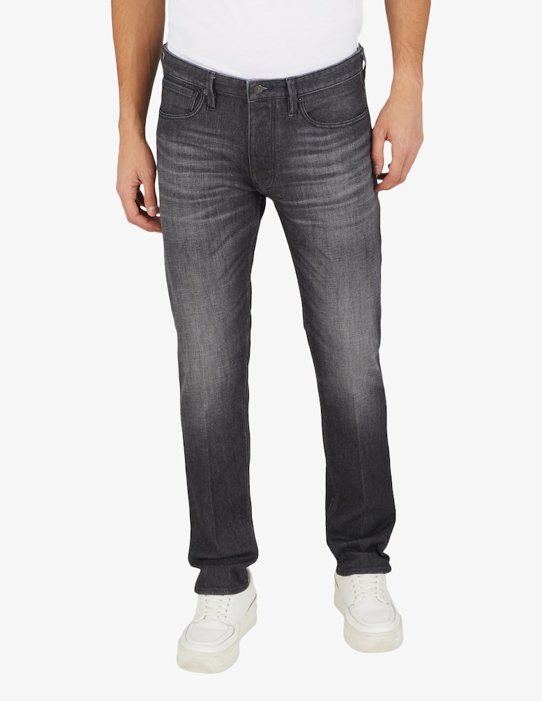 Emporio Armani Jeans slim grigio baffato - immagine 1 Emporio Armani Jeans slim grigio baffato - immagine 1