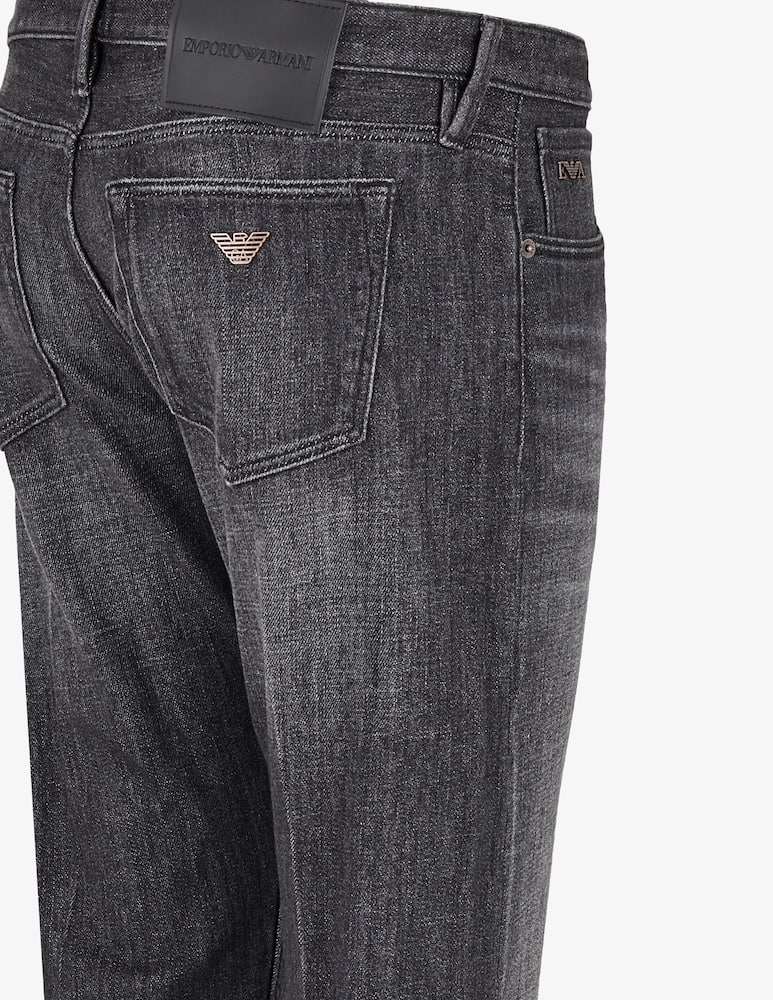 Emporio Armani Jeans slim grigio baffato - immagine 3 Emporio Armani Jeans slim grigio baffato - immagine 3