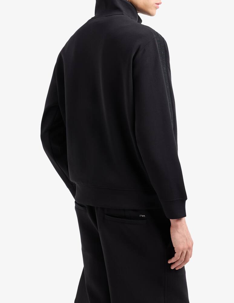 rinascente Emporio Armani Felpa logo tape con zip