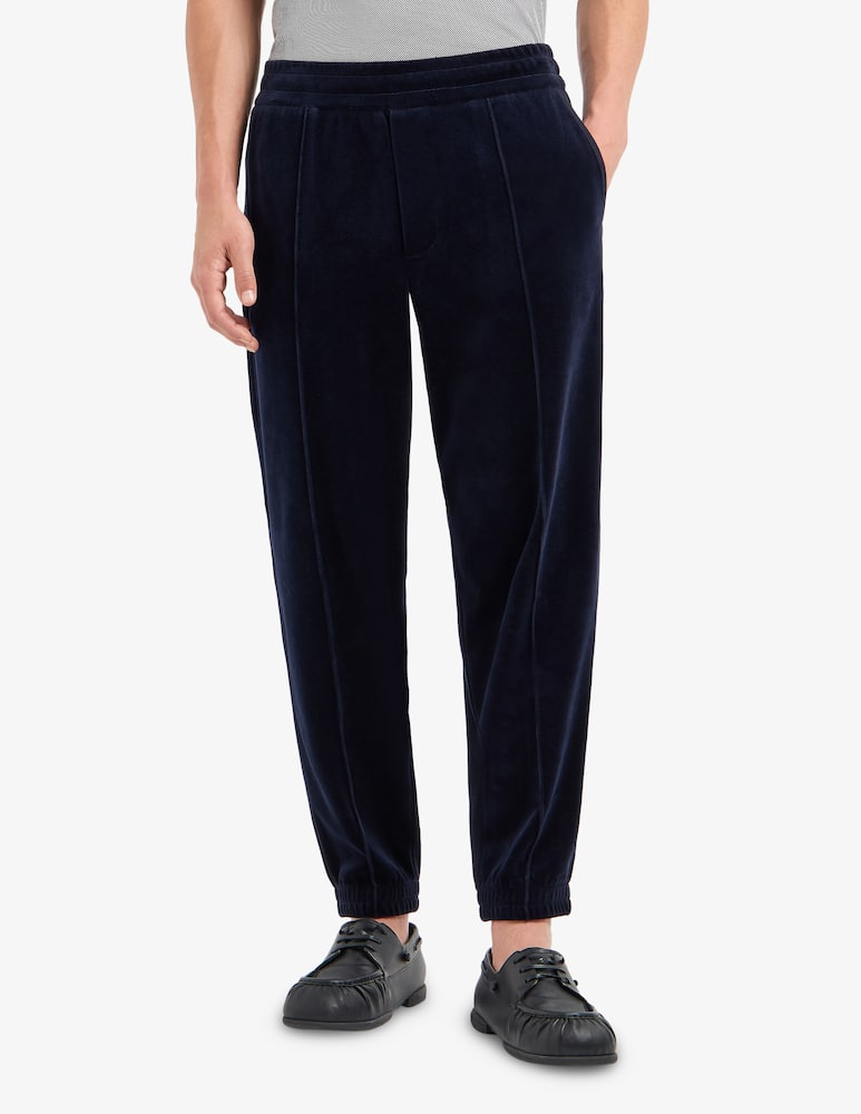 Emporio Armani Pantalone tuta in ciniglia - immagine 1 Emporio Armani Pantalone tuta in ciniglia - immagine 1