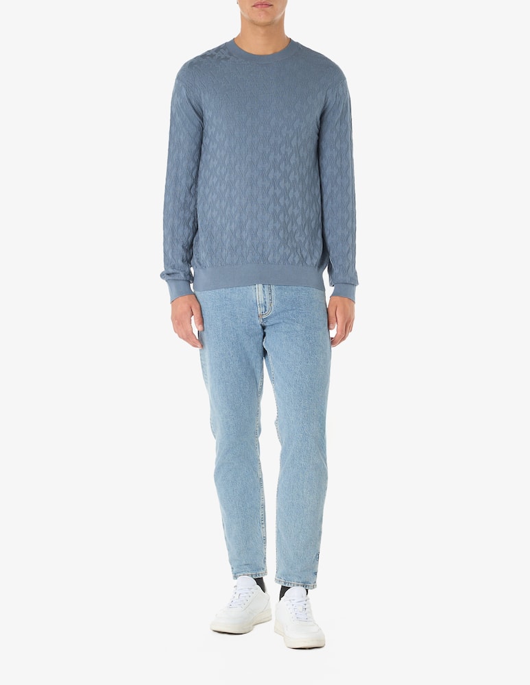 rinascente Armani Exchange Jacquard all over crewneck jumper