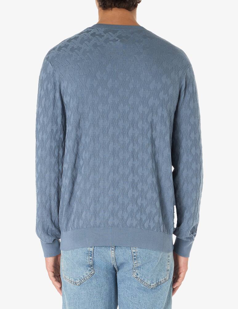rinascente Armani Exchange Jacquard all over crewneck jumper