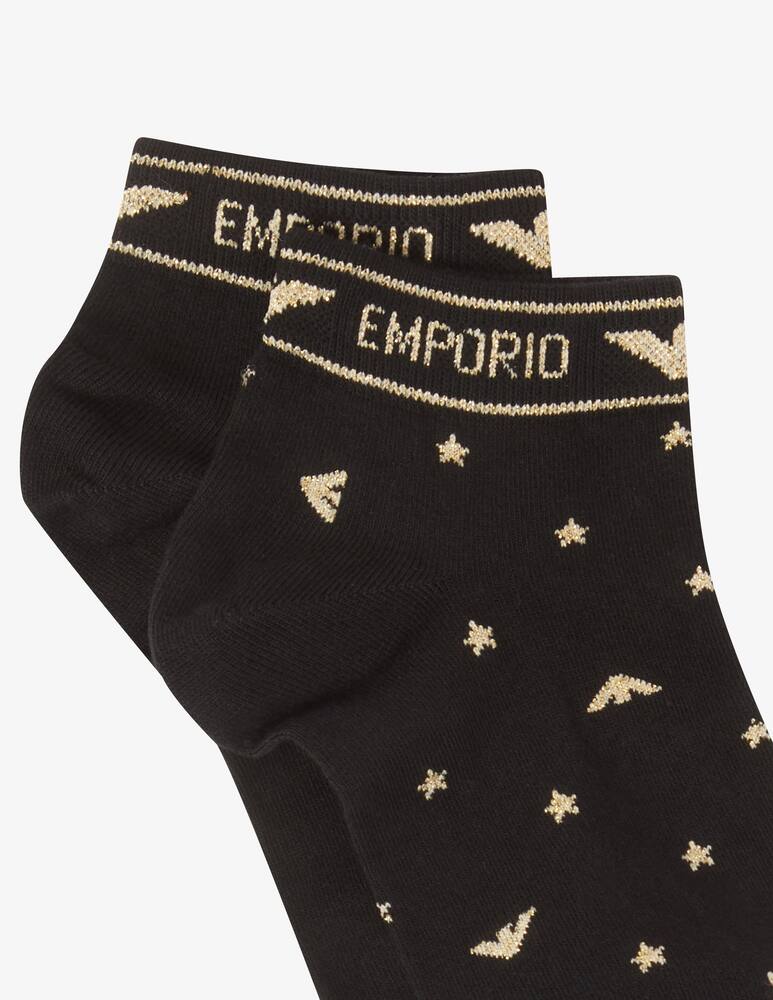 Emporio Armani Set regalo di 2 calzini alla caviglia in cotone - immagine 2 Emporio Armani Set regalo di 2 calzini alla caviglia in cotone - immagine 2