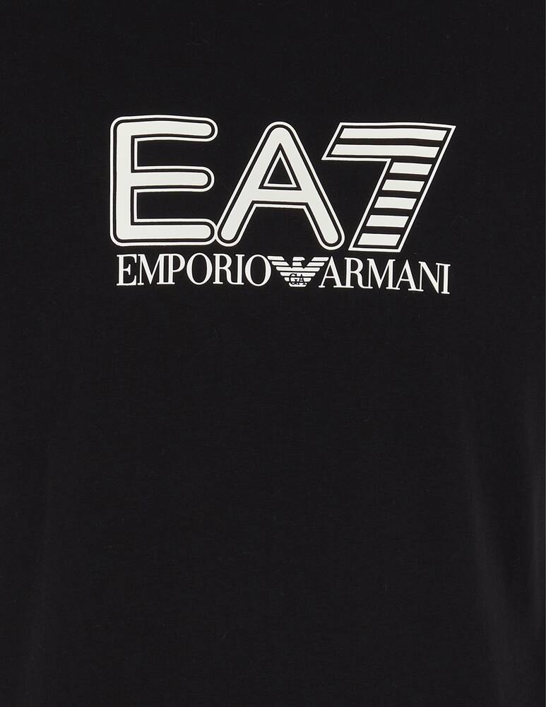 rinascente EA7 Big logo slim fit stretch t-shirt