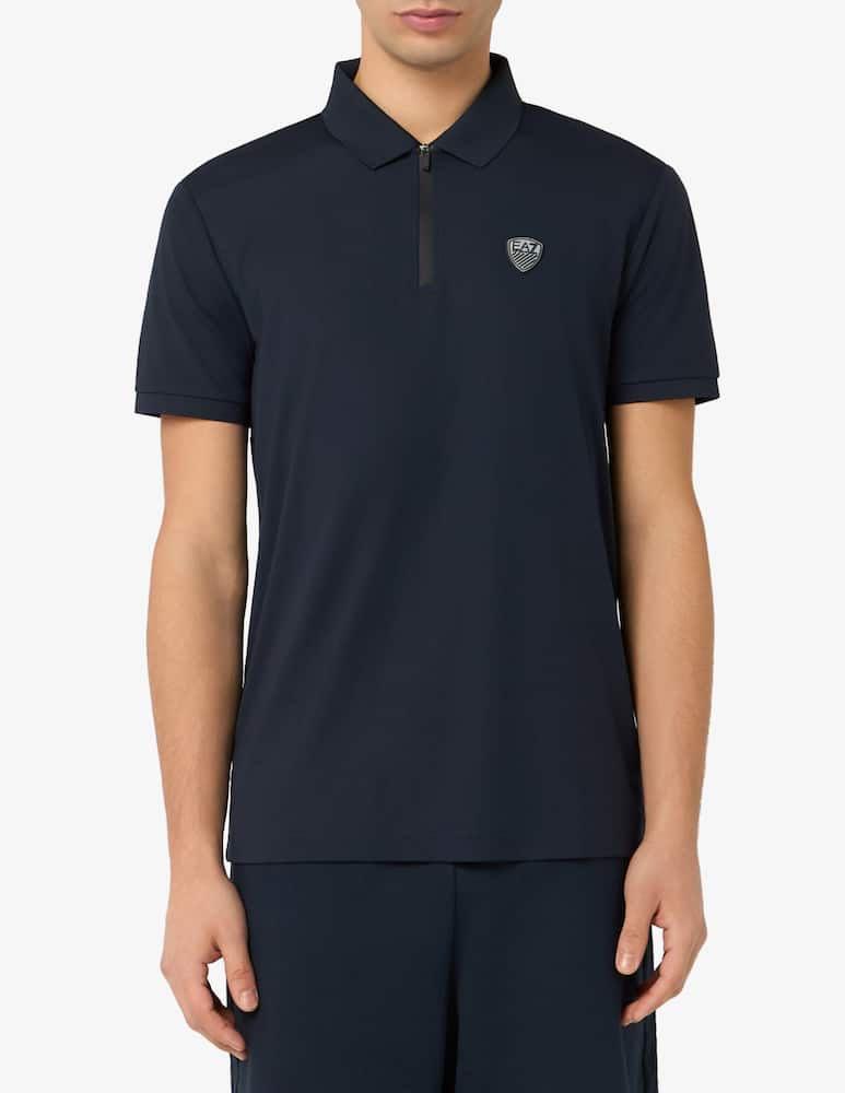 rinascente EA7 Polo Train Premium in viscosa stretch