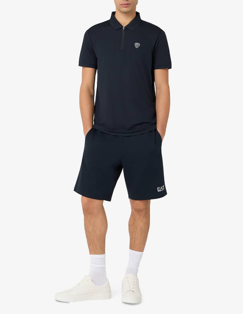 rinascente EA7 Polo Train Premium in viscosa stretch