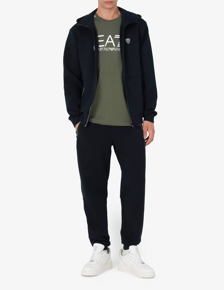 rinascente EA7 Bonded zip hoodie