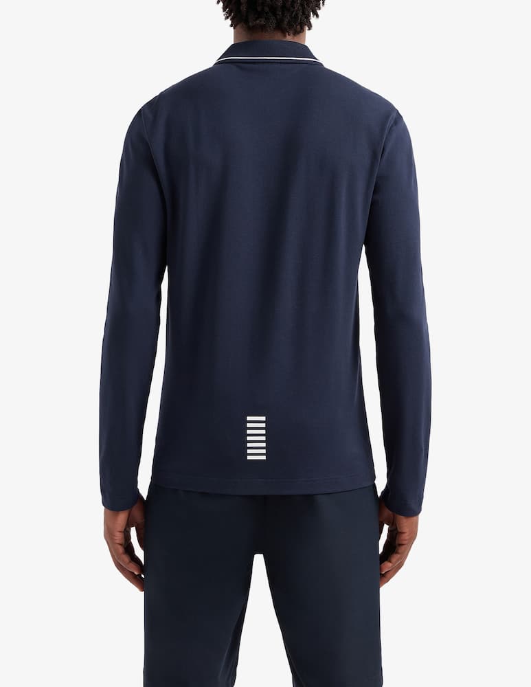 EA7 Polo a maniche lunghe con logo - immagine 3 EA7 Polo a maniche lunghe con logo - immagine 3