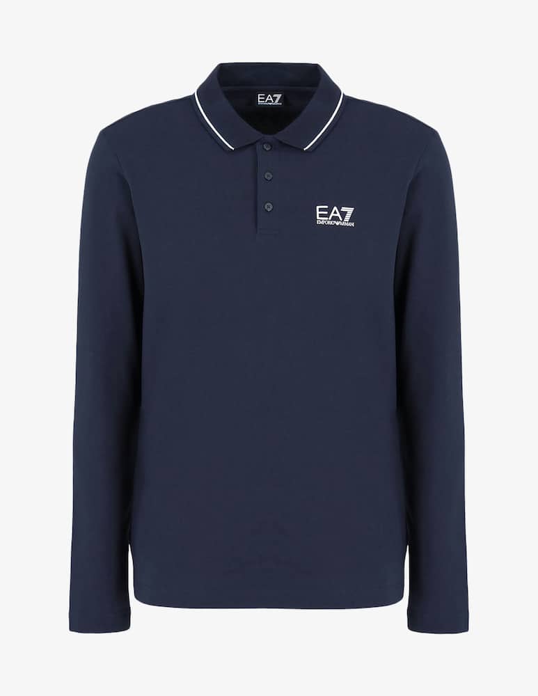 EA7 Polo a maniche lunghe con logo - immagine 4 EA7 Polo a maniche lunghe con logo - immagine 4