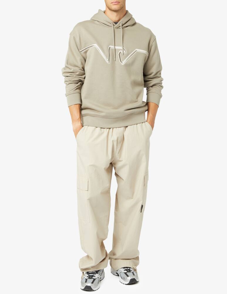 rinascente Emporio Armani Aquila stitch hoodie