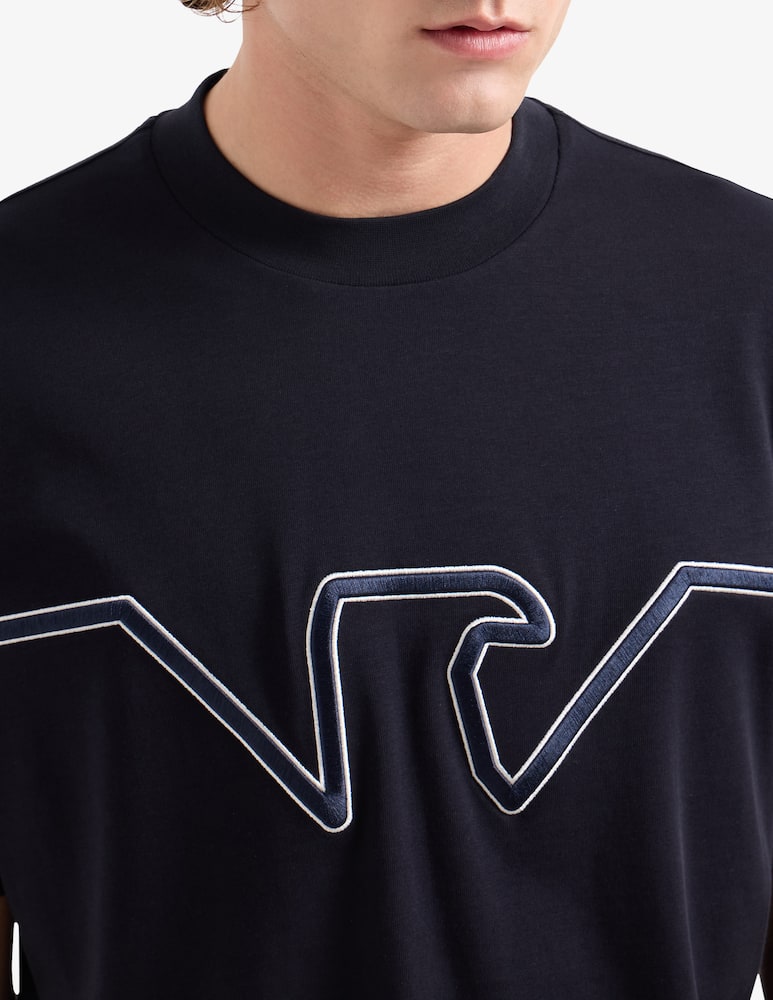 Emporio Armani Maglietta heavy jersey aquila - immagine 3 Emporio Armani Maglietta heavy jersey aquila - immagine 3