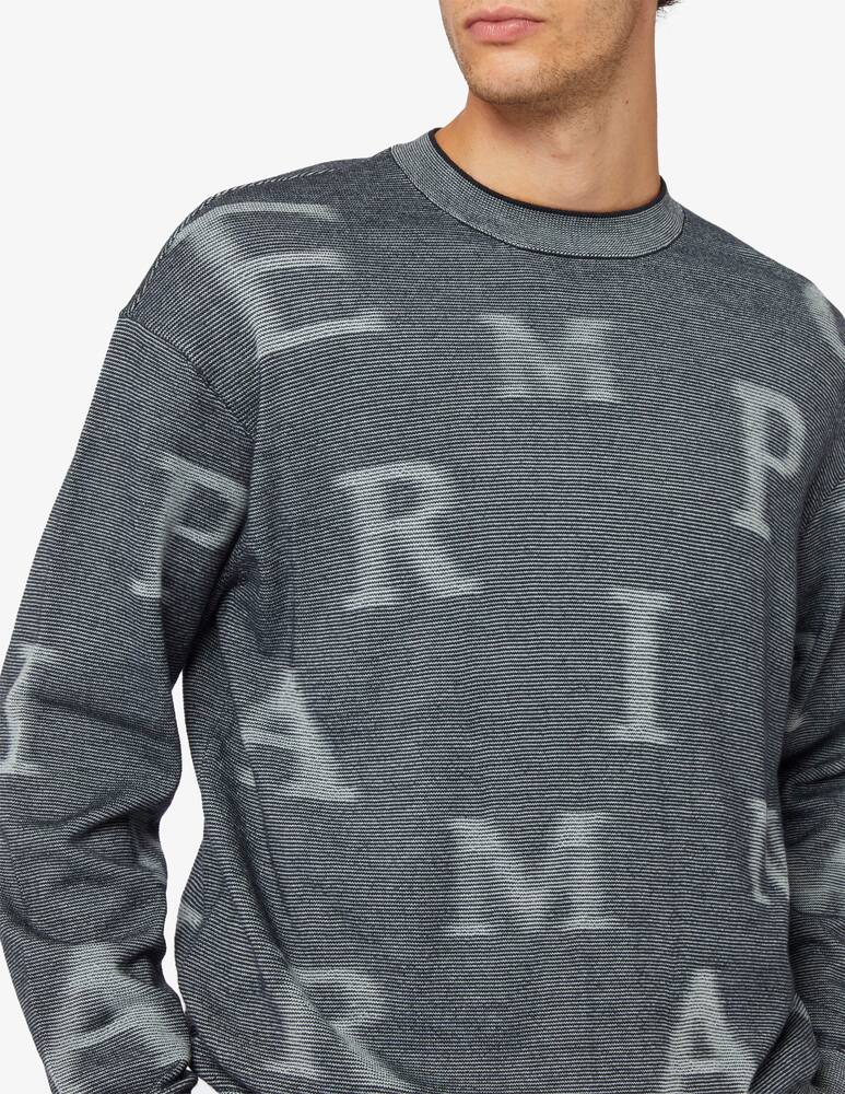 rinascente Emporio Armani Maglia in lana lettere all over