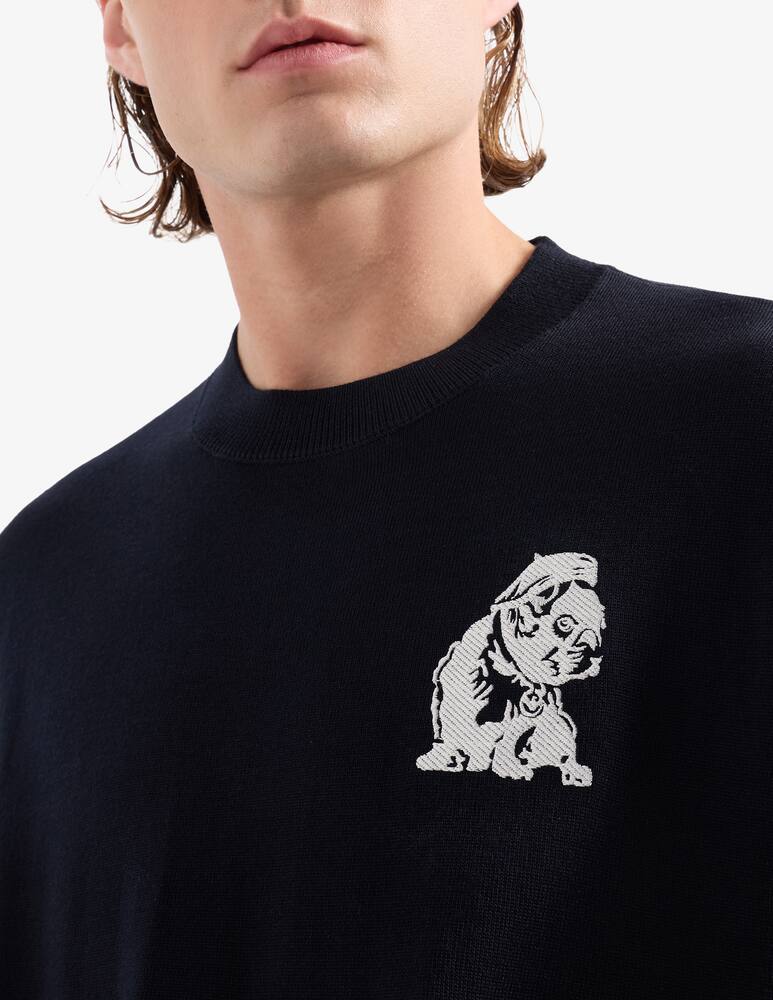 rinascente Emporio Armani Maglia in lana bulldog