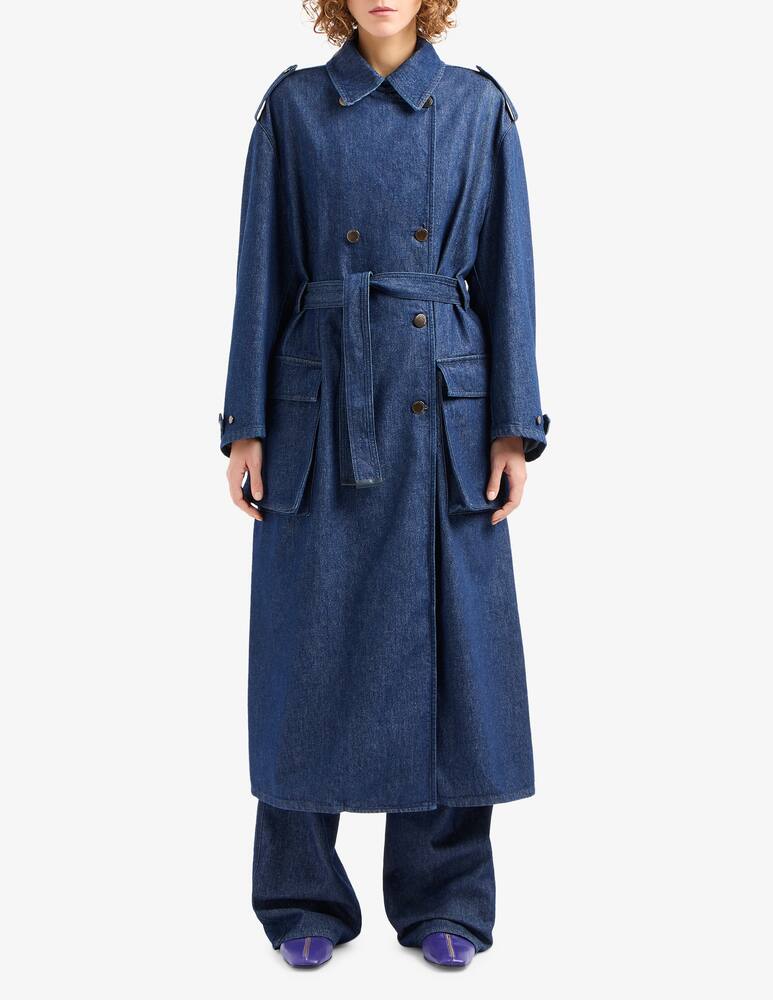 Emporio Armani Trench in cotone - immagine 1 Emporio Armani Trench in cotone - immagine 1