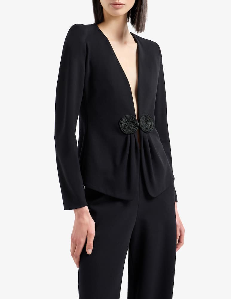 Emporio Armani Blazer con chiusura gioiello - immagine 1 Emporio Armani Blazer con chiusura gioiello - immagine 1