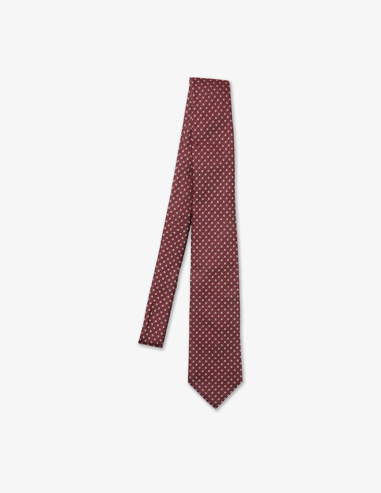 Emporio Armani Cravatta jacquard fantasia occhio - immagine 1 Emporio Armani Cravatta jacquard fantasia occhio - immagine 1