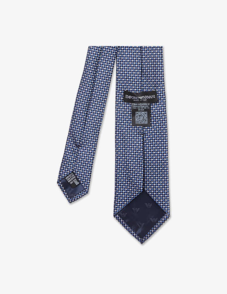 Emporio Armani Cravatta jacquard stampata - immagine 2 Emporio Armani Cravatta jacquard stampata - immagine 2