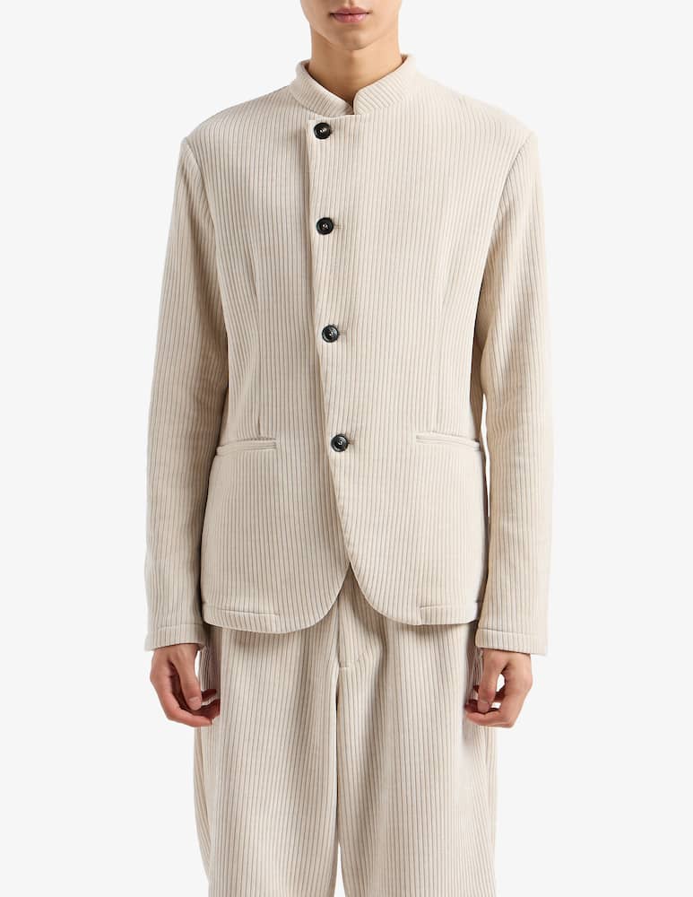 Emporio Armani Blazer diagonale velluto - immagine 1 Emporio Armani Blazer diagonale velluto - immagine 1