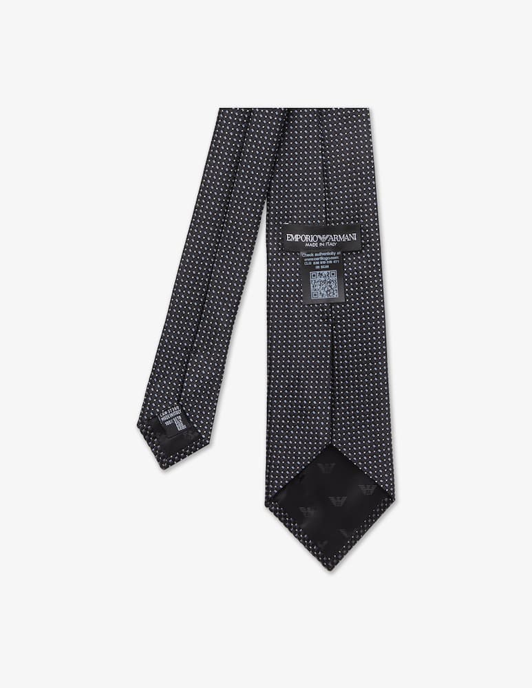 Emporio Armani Cravatta jacquard microfantasia - immagine 2