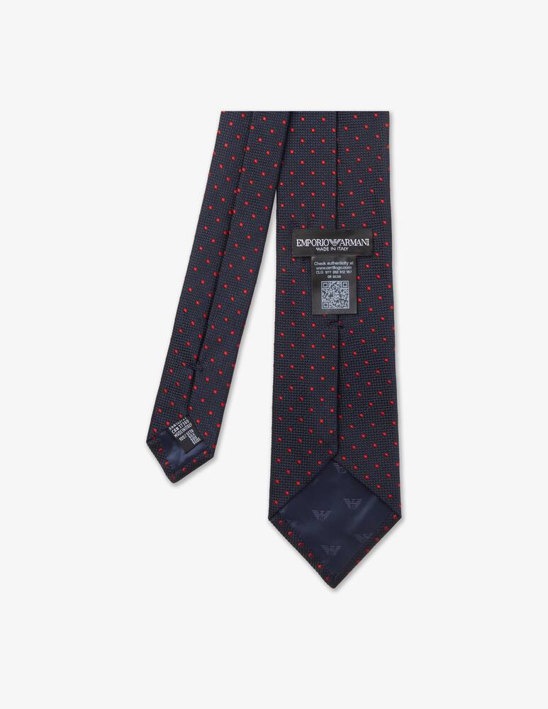 Emporio Armani Pois jacquard tie - picture 2 Emporio Armani Pois jacquard tie - picture 2