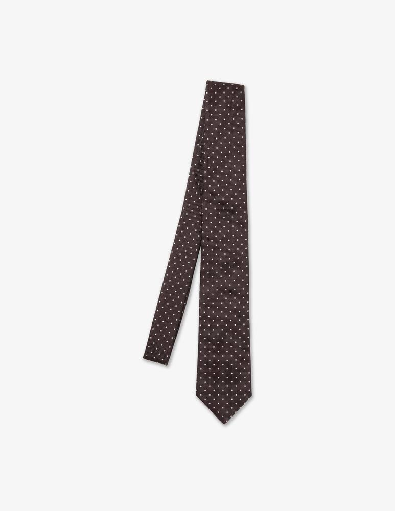 Emporio Armani Cravatta jacquard pois - immagine 1 Emporio Armani Cravatta jacquard pois - immagine 1
