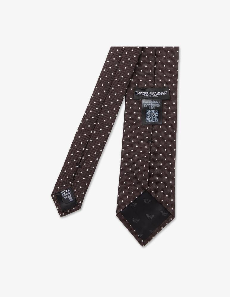 rinascente Emporio Armani Cravatta jacquard pois